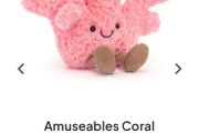New JELLYCAT Amuseable Coral