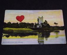 Ireland Postcard : Ross Castle , Across The Lake., Killarney , Co. Kerry - 1900s