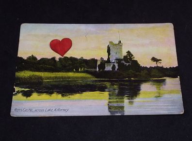 Ireland Postcard : Ross Castle , Across The Lake., Killarney , Co. Kerry - 1900s