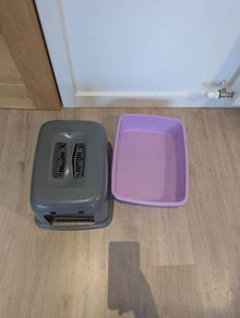 Ferplast purple cat litterbox