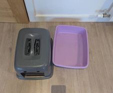 Ferplast purple cat litterbox