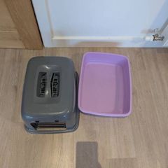Ferplast purple cat litterbox