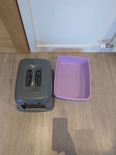 Ferplast purple cat litterbox