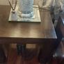 solid oak cabinet/sideboard  coffee table and side tables  for sale Image 3