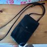 Bronte Black Bee Fatface leather phone bag Image 2