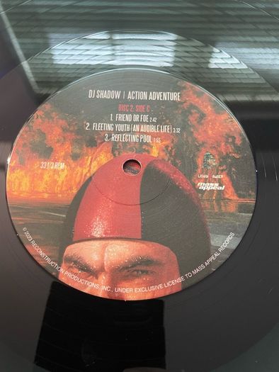 DJ Shadow - Action Adventure - 2 x 12" Vinyl LP - 2023 Mass Appeal Records