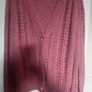pink knitted cardigan size large from next Image 2