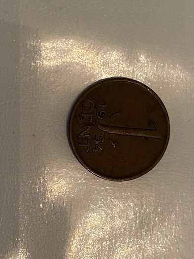 1954-1969 Dutch 1 cent