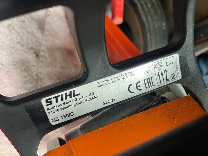 stihl chainsaw MS 180