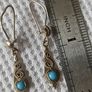 Vintage 950 sterling silver earrings Image 2
