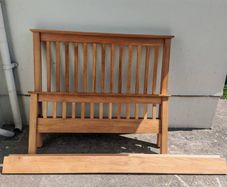 4ft Solid Oak Bed Frame