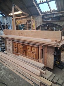 French White Oak Beams