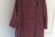 Vila navy, red &amp; white coat size medium (size 12)