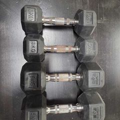 Dumbbells & Kettlebells Free Weights Bundle - 74kg Total