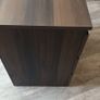 Quality 3 Drawer Wallnut Coloured Unit Image 10