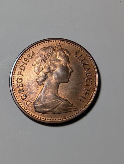 1984 Bunc Halfpenny