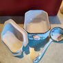 Vintage bridgwood Indian tree Gravy boat or soup tureen with Ladle Image 7