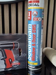 Ergo X7 Foam Applicator Gun, Soudal Foam Cleaner and Foam
