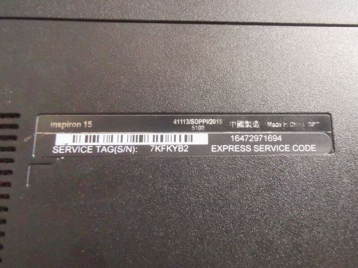 Dell laptop