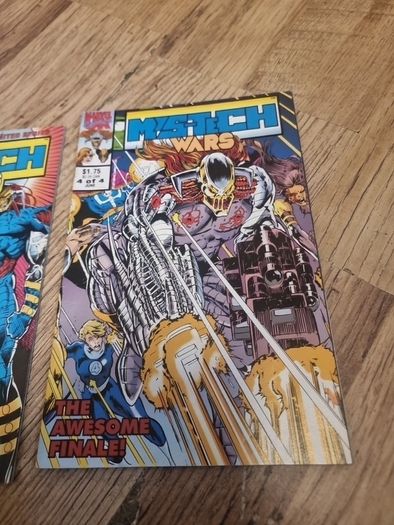 Job lot 3 Marvel Comics. MysTech Wars Mini Series . Issue 1.2.4 1993