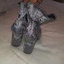 Grey Suede Boots Image 4