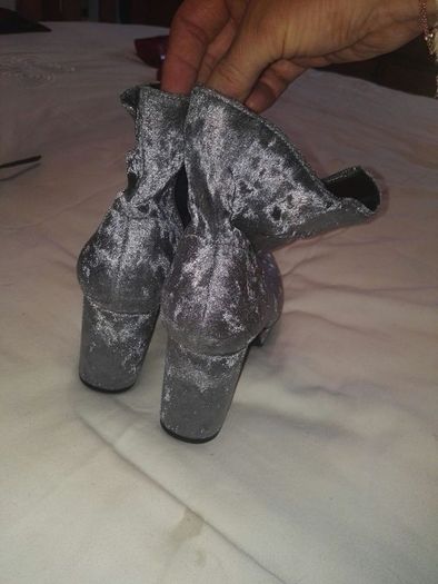 Grey Suede Boots