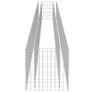 Gabion Raised Bed Galvanised Steel 540x50x50 cm Image 6