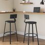 2 bar stools black FREE DELIVERY Image 2