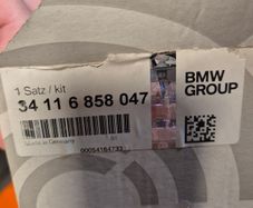 Original BMW F10 F11 5 Series Front Brake Pads With Sensor