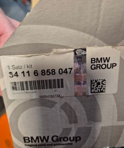 Original BMW F10 F11 5 Series Front Brake Pads With Sensor