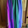South Ladies Multicoloured Silk one shoulder dress size 12 includes postage Image 3