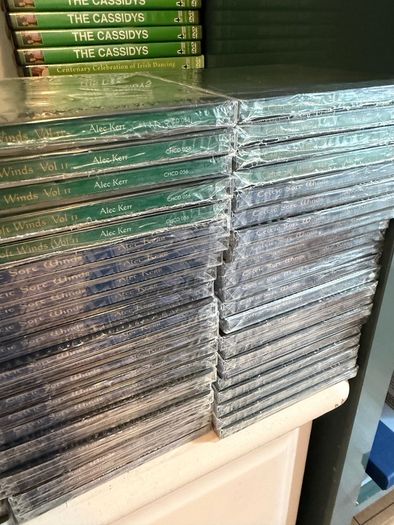 Irish Country, Folk and Comedy CD and DVD Lot. 250 Items. Mostly New and Sealed.