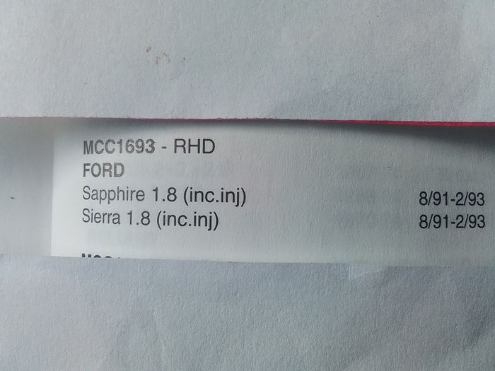 Ford Sierra 1.8 Clutch Cable.