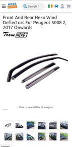 Team Heko Wind Deflectors for Peugeot 3008/5008 2017 onwards