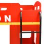 Bunk Bed London Bus Red MDF 90x200 cm Image 3