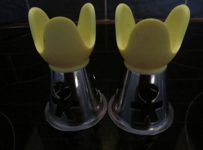 Alessi Girotondo King Kong Yellow Egg Cups
