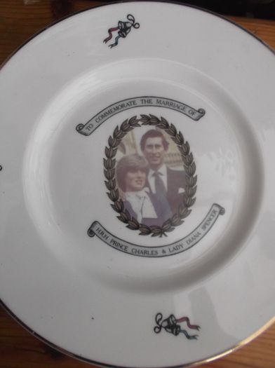 Prince Charles and Lady Diane Wedding Plate