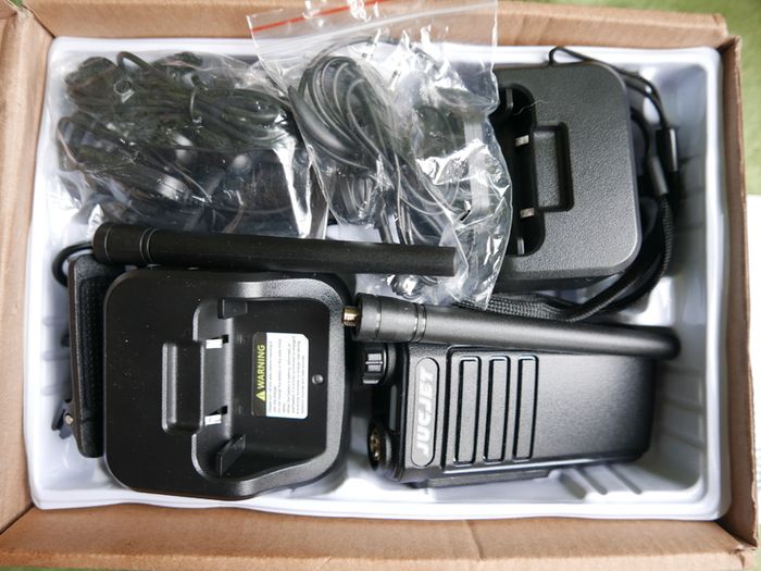 JUKJET Walkie Talkies, Two-Way Radio (VHF/UHF) FM W31 2PCS - W31 Two Way Radio for Adults