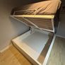 King size white Ottoman bed/ "Malm Ottoman bed Stan Kg white GB" Image 2