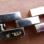 Vintage 1950s 18K Gold RGP Tank Bracelet Modernist MCM - Rolled Gold Plated Image 6