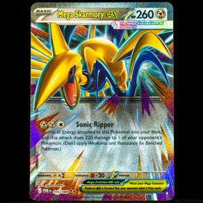 Mega Skarmory EX 055/088 Double Rare Holo Mega Evolution Perfect Order Pokemon Card