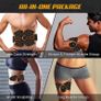ABS Trainer EMS Muscle Stimulator,Abdominal Trainer with USB Rechargeable, 19 Intensity Levels Ab Trainer Belt for Home Body Fitness Image 4