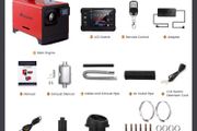 12V 5-8Kw Air Diesel Heater with LCD Switch Portable Remote Control Car Heater Low Noise Suitable for Truck Boat Trailer Bus