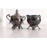Newport Gorham Silverplate Sugar and Creamer Set P51 Excellent No Dents Image 2