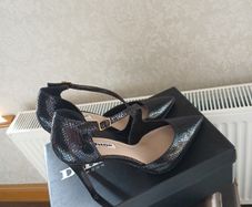 Dune high heels Worn once Postage included