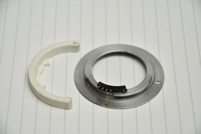 M42 Lenses to Nikon F Lens Mount Adapter with a microprocessor