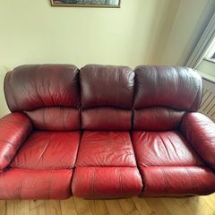 Genuine Leather Couch