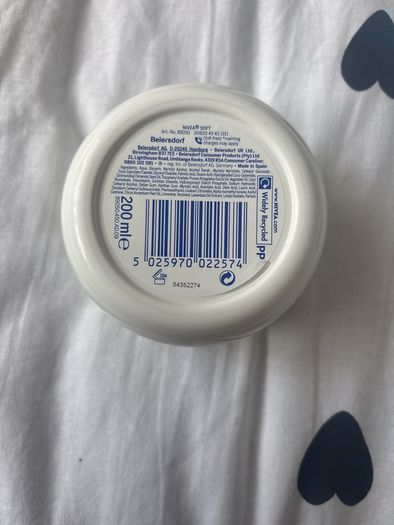 Nivea soft moisturising cream 200ml