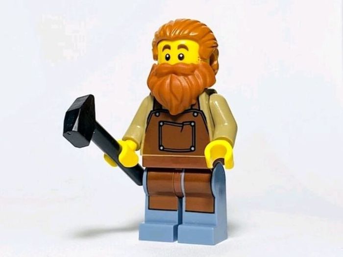 Lego BLACKSMITH Minifigure Lego IDEAS Lego Minifigure