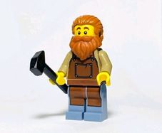 Lego BLACKSMITH Minifigure Lego IDEAS Lego Minifigure